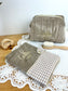 NOUVEAU Ensemble : Trousse de toilette, couverture, et protège carnet personnalisable