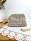 NOUVEAU Ensemble : Trousse de toilette, couverture, et protège carnet personnalisable