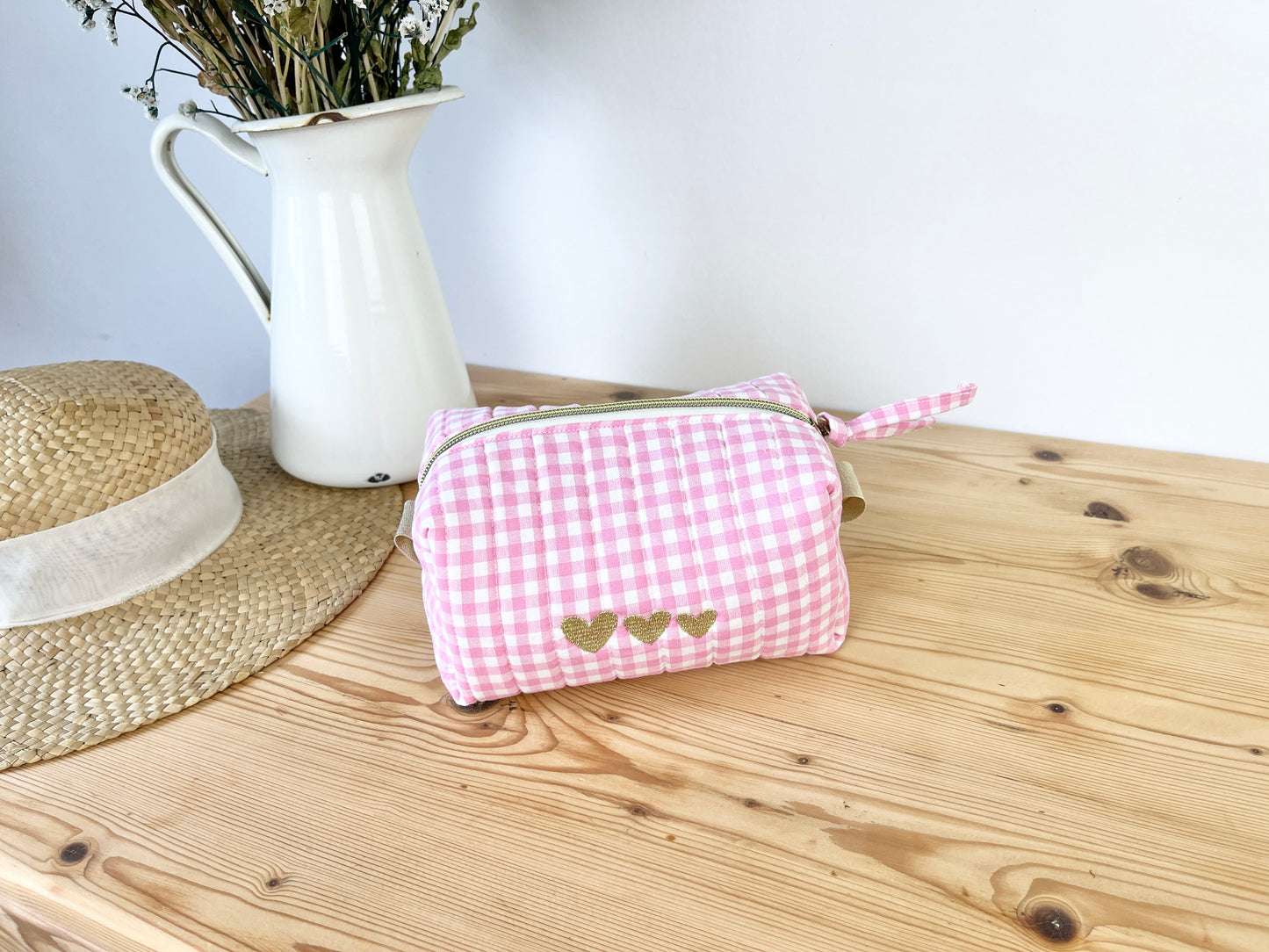 Chloé la trousse de beauté coeurs dorés