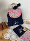 Ensemble : sac à langer/voyage, protège carnet et sac à dos Eglantine