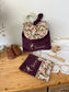 Ensemble : sac à langer/voyage, protège carnet et sac à dos Eglantine