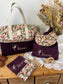 Ensemble : sac à langer/voyage, protège carnet et sac à dos Eglantine
