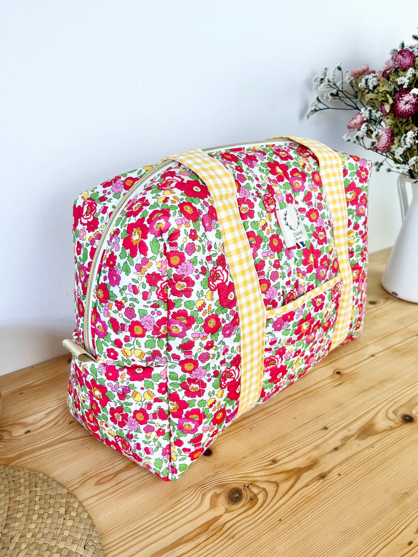 Le sac Charlotte matelassé et anses en tissu ✨