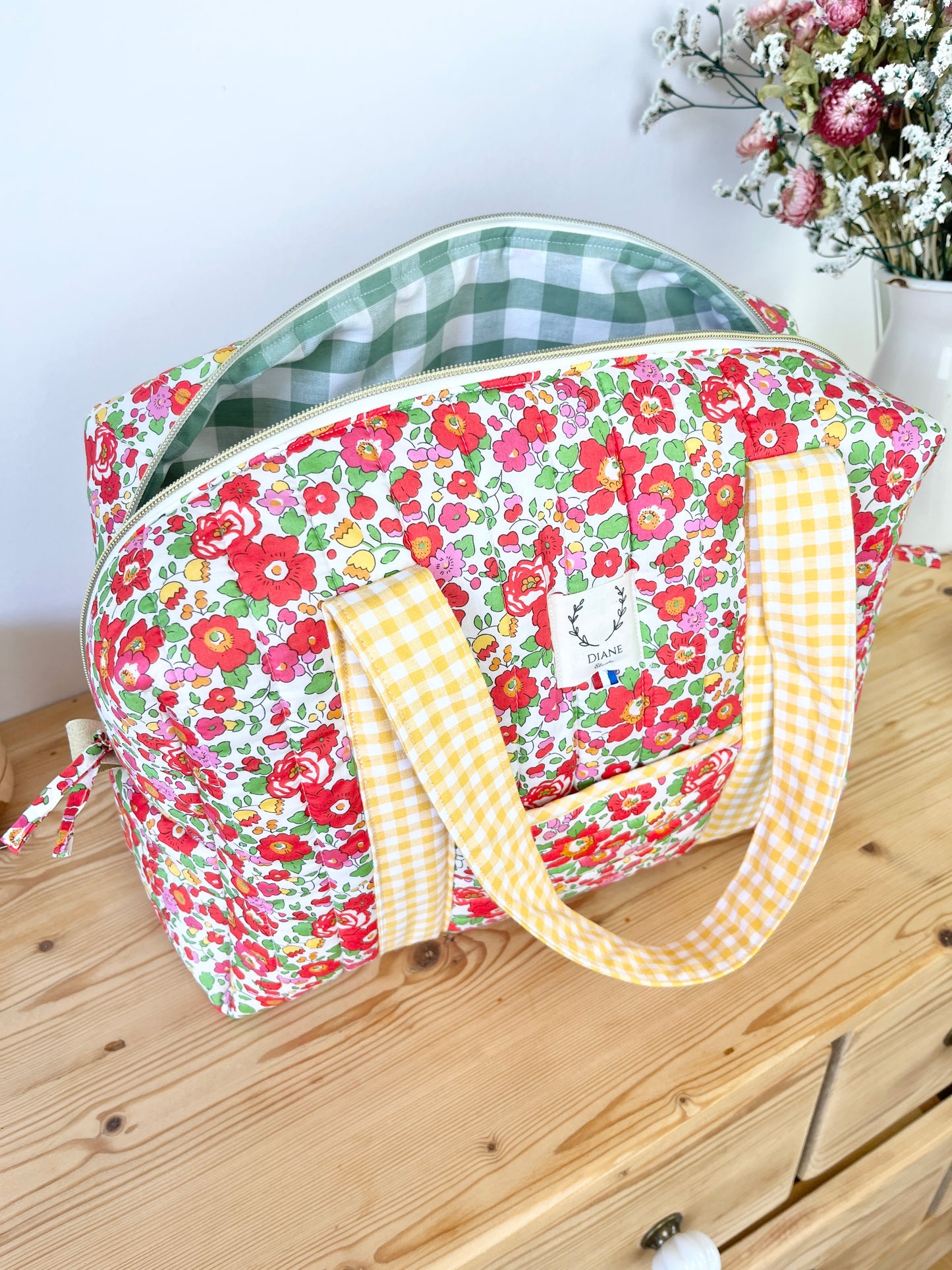 Le sac Charlotte matelassé et anses en tissu ✨