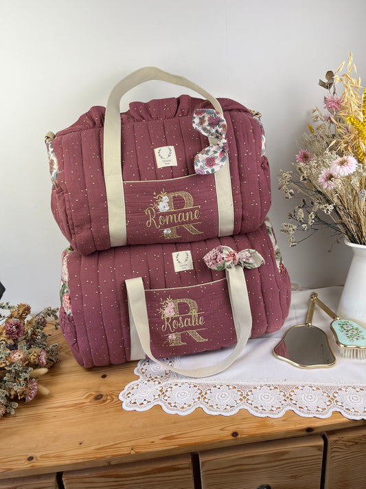 Sac Louison adulte et volant initiale dentelle