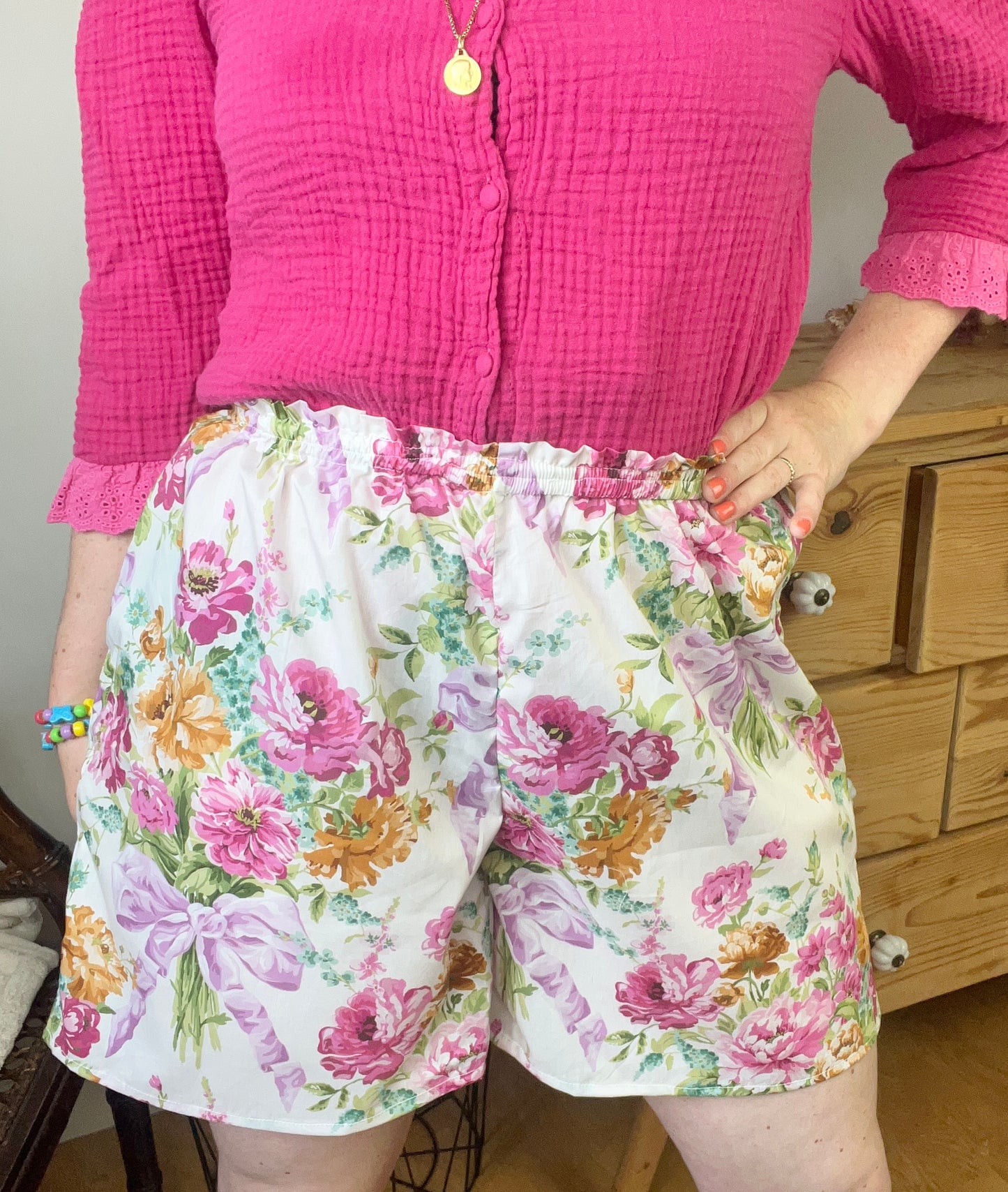 NOUVEAU ! Isaure le short rétro taille haute 100% personnalisable