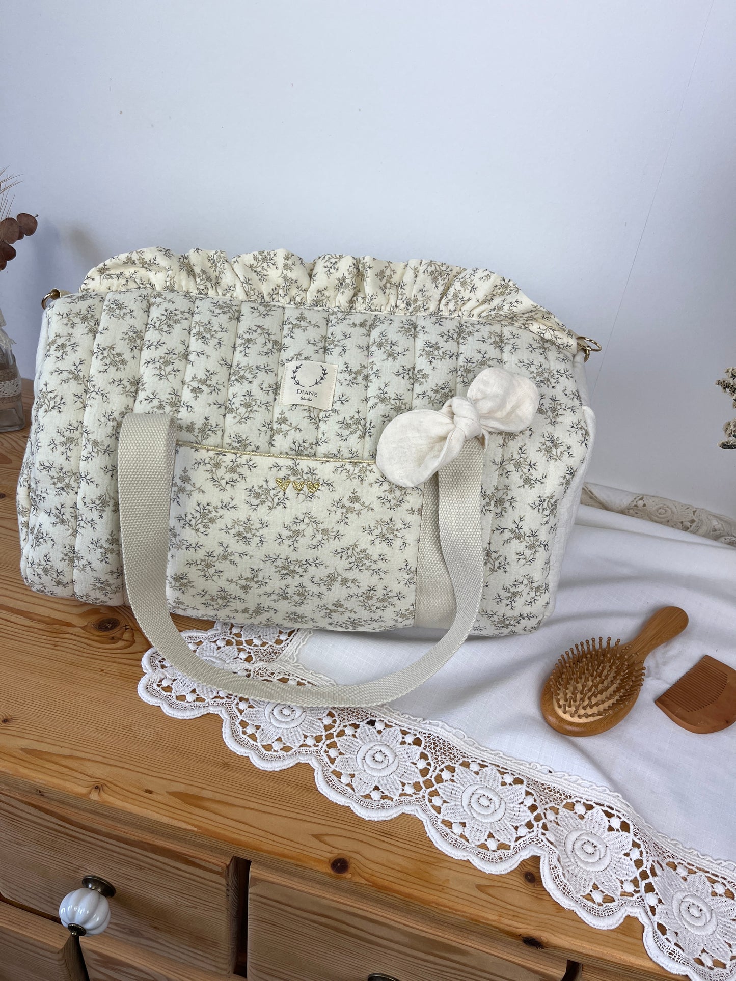 The Louison initial lace bag - made to order
