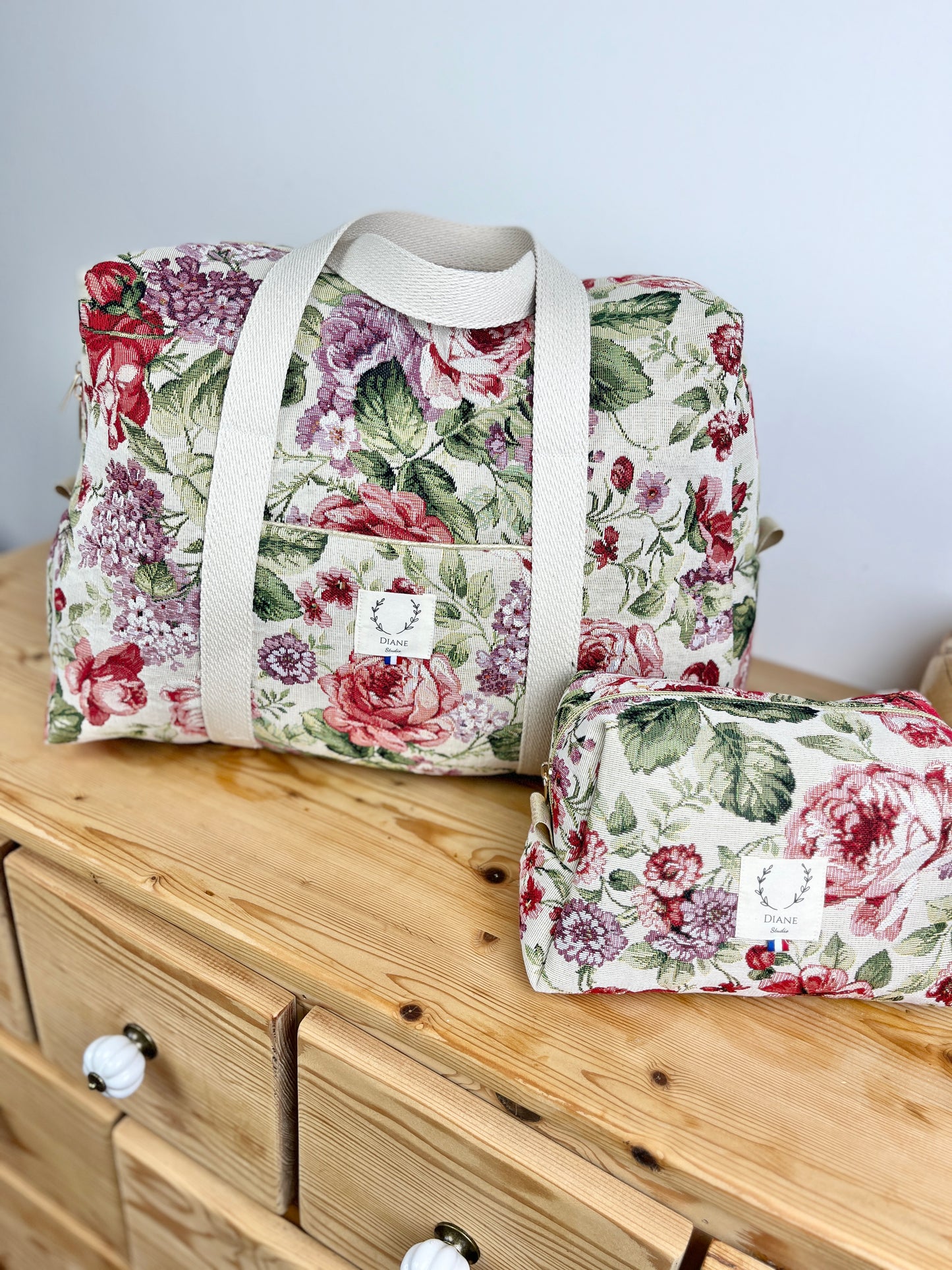 Ensemble sac Hélène et trousse de beauté