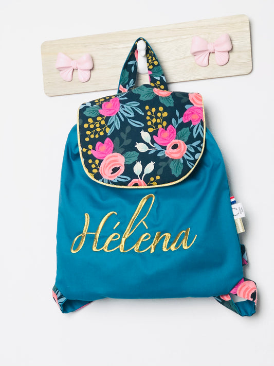 Le sac à dos enfant personnalisé Églantine rifle paper
