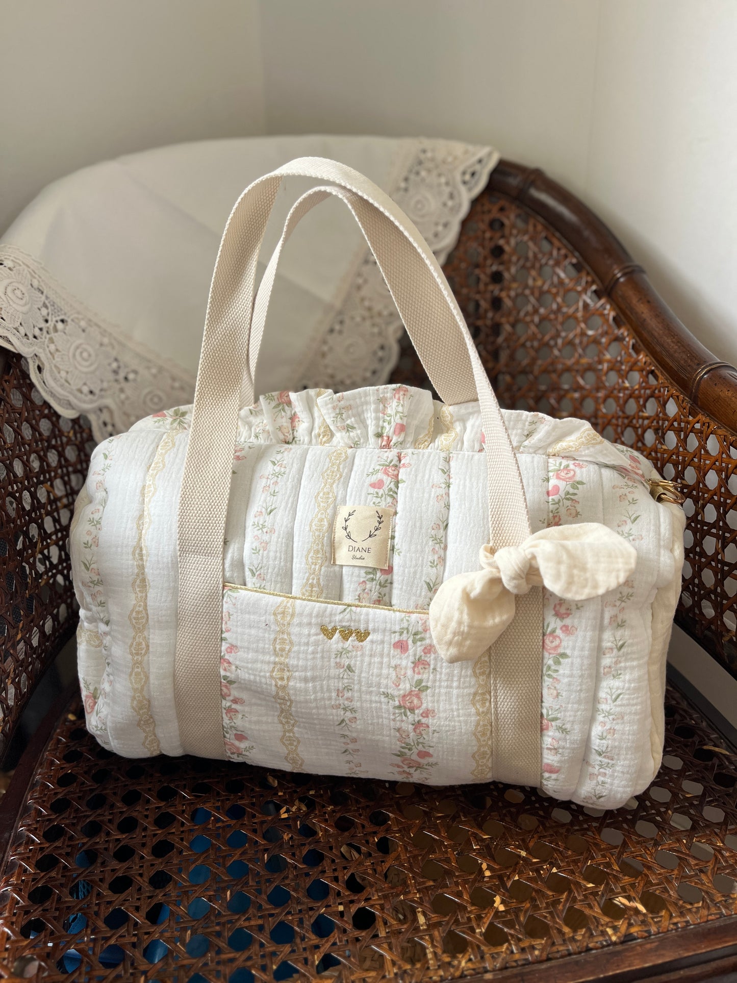 The Louison initial lace bag - made to order