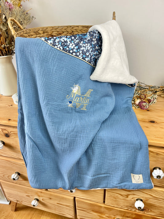 La couverture gaze ciel Liberty of London wiltshire nuit