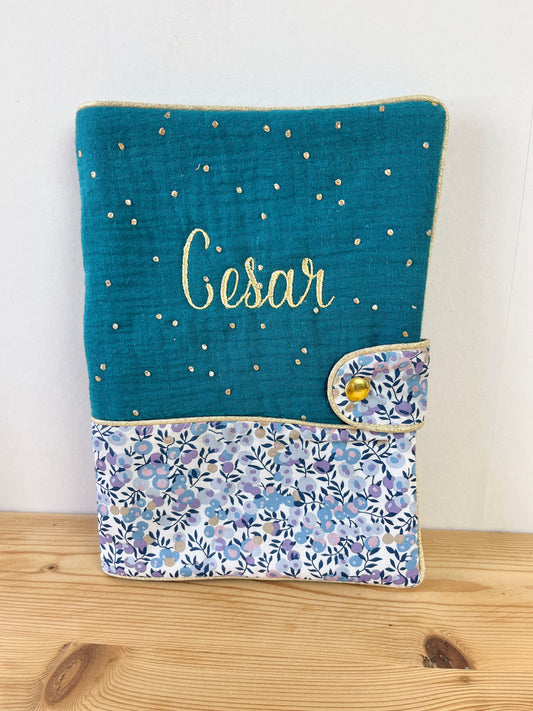Protège carnet Liberty wiltshire lilas
