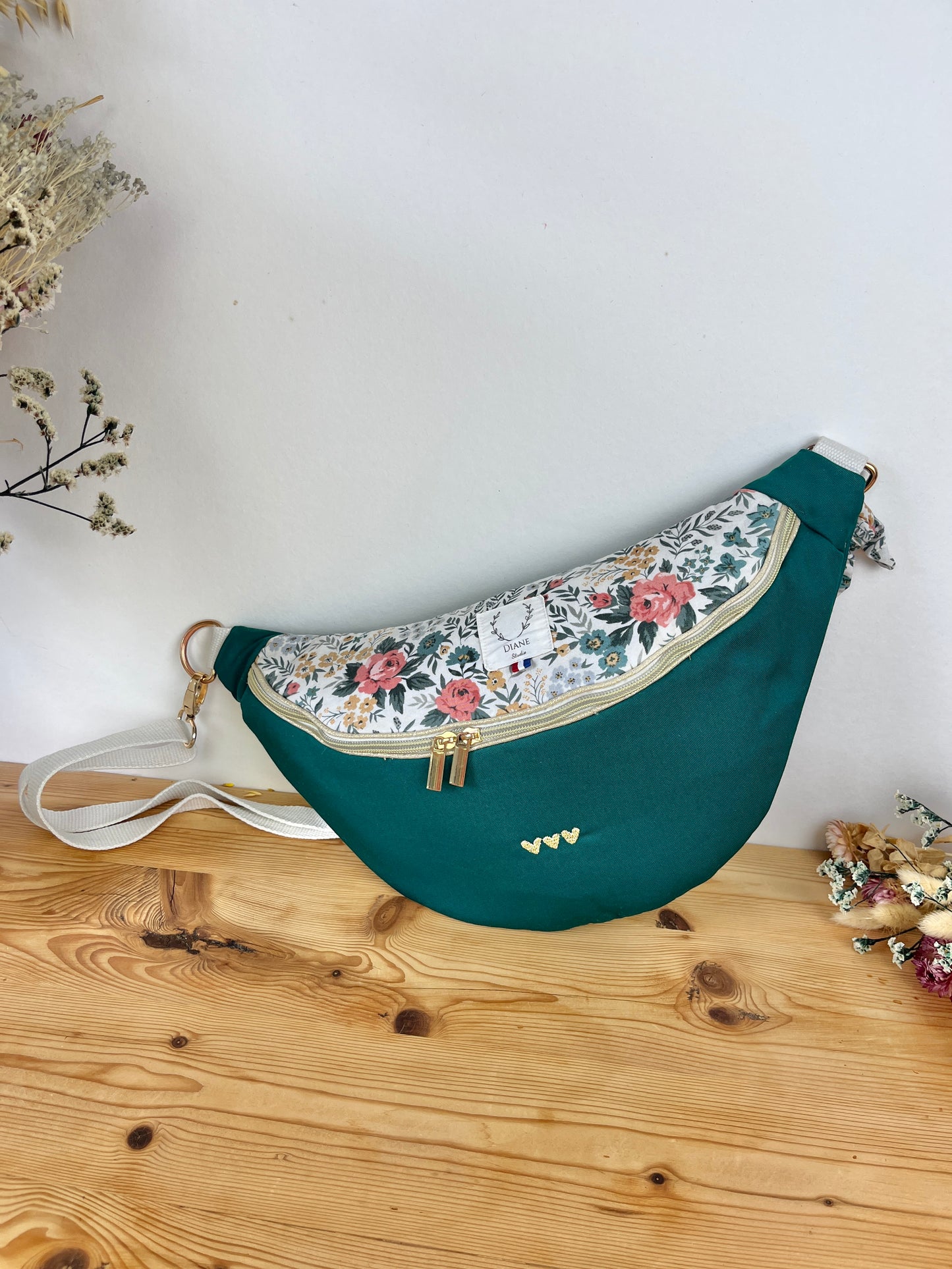 Le sac banane Eléonore adulte doré 100% personnalisable