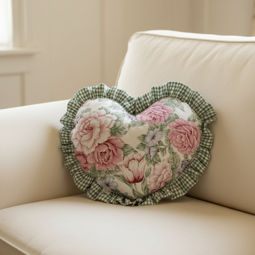 Coussin coeur 100% personnalisable