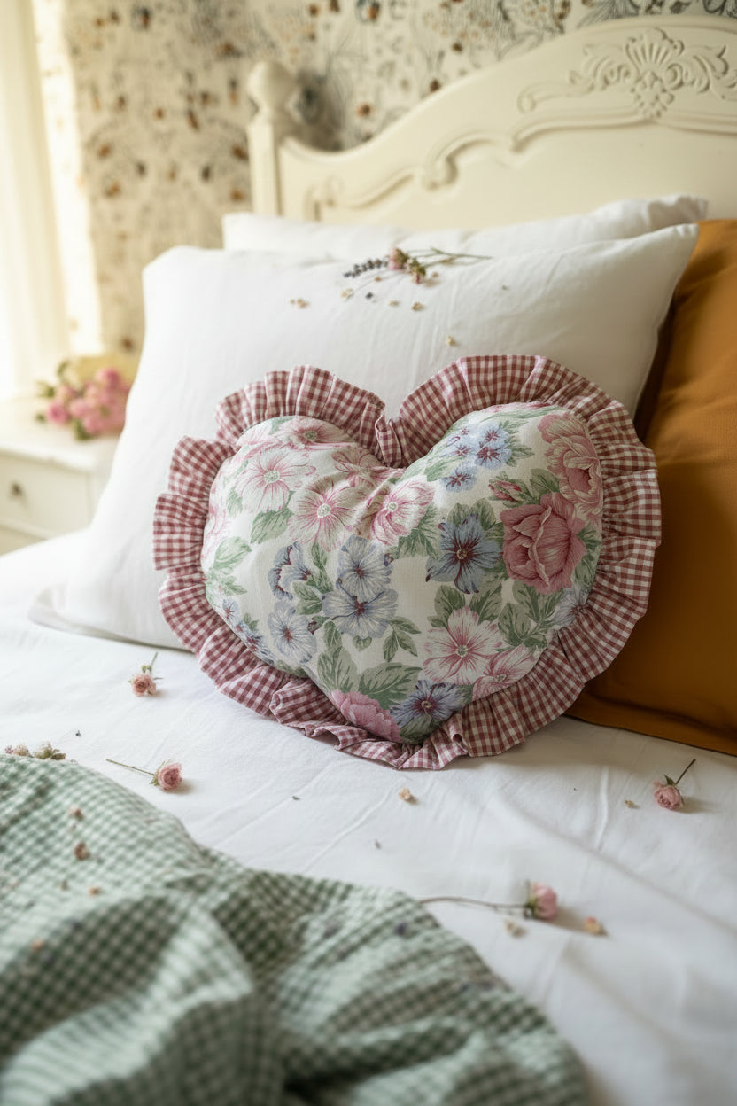 Coussin coeur 100% personnalisable