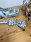 Ensemble : trousse de toilette, noeud papillon et headband personnalisable