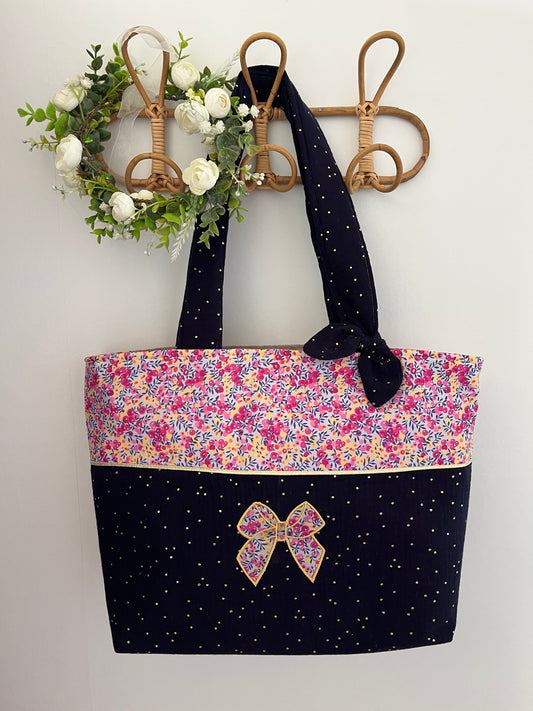 Le grand cabas Adélaïde Noeud Liberty