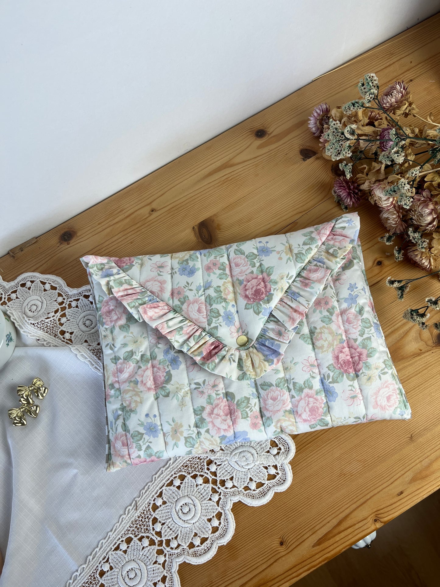 Pochette Charlotte taille M tissu Aude