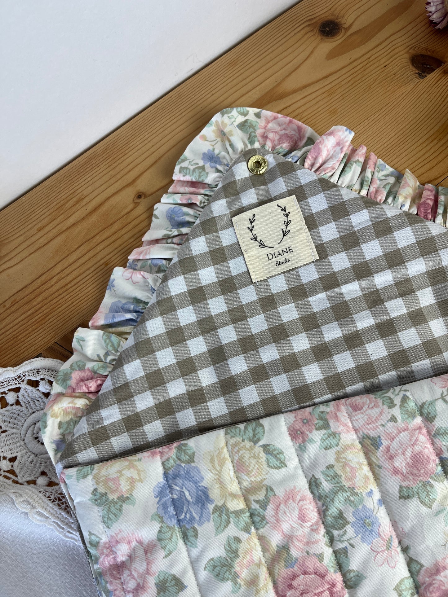 Pochette Charlotte taille M tissu Aude