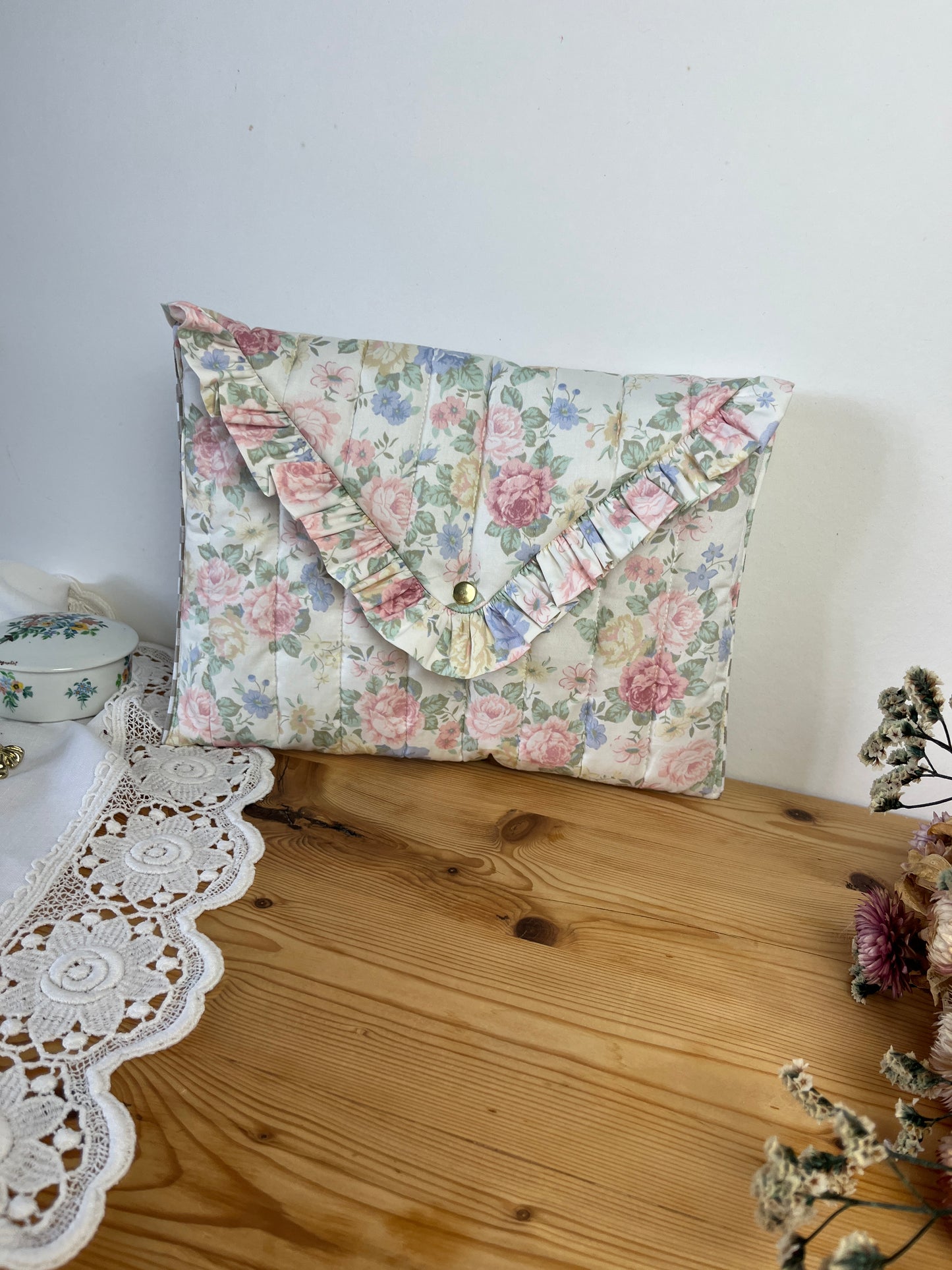 Pochette Charlotte taille M tissu Aude