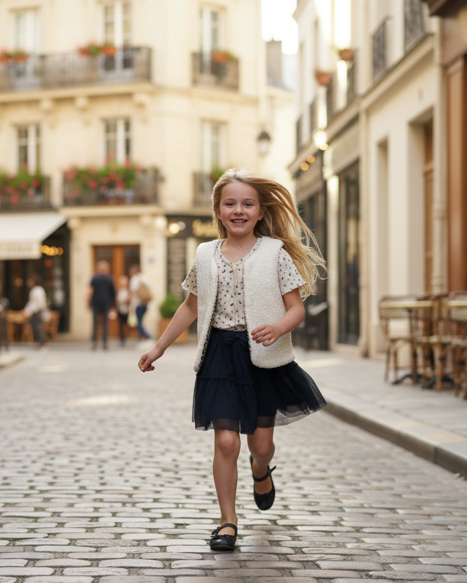 Le gilet Albane enfant 100% personnalisable