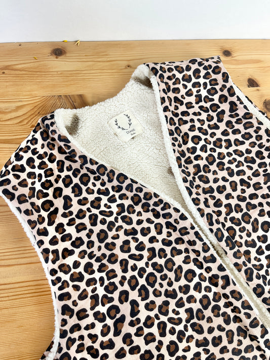 Le gilet Albane Adulte graou et petits coeurs