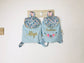 Le sac à dos enfant personnalisé Églantine Liberty exclusif betsy denim