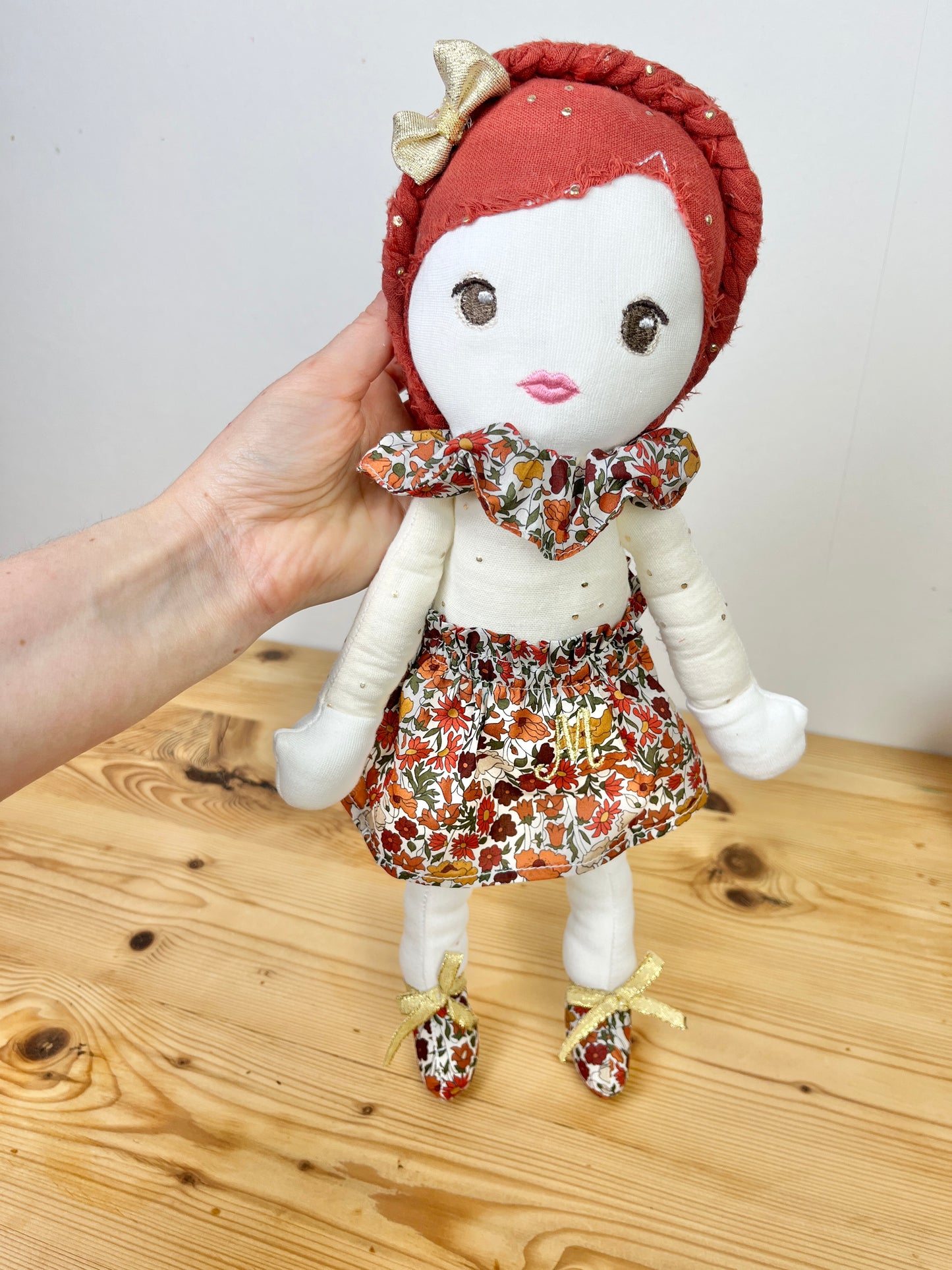 Petite poupée en Liberty