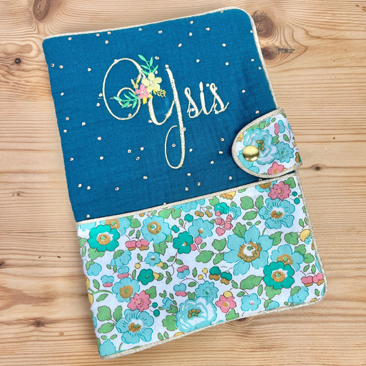 Protège carnet Liberty Betsy menthe