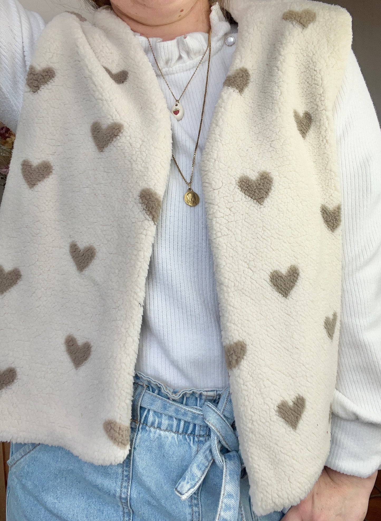 Le gilet Albane Adulte coeurs