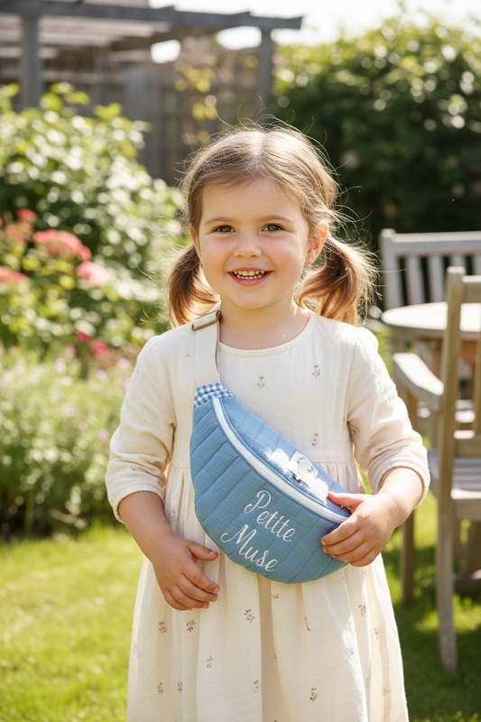 Roxane le sac banane enfant gaze ciel