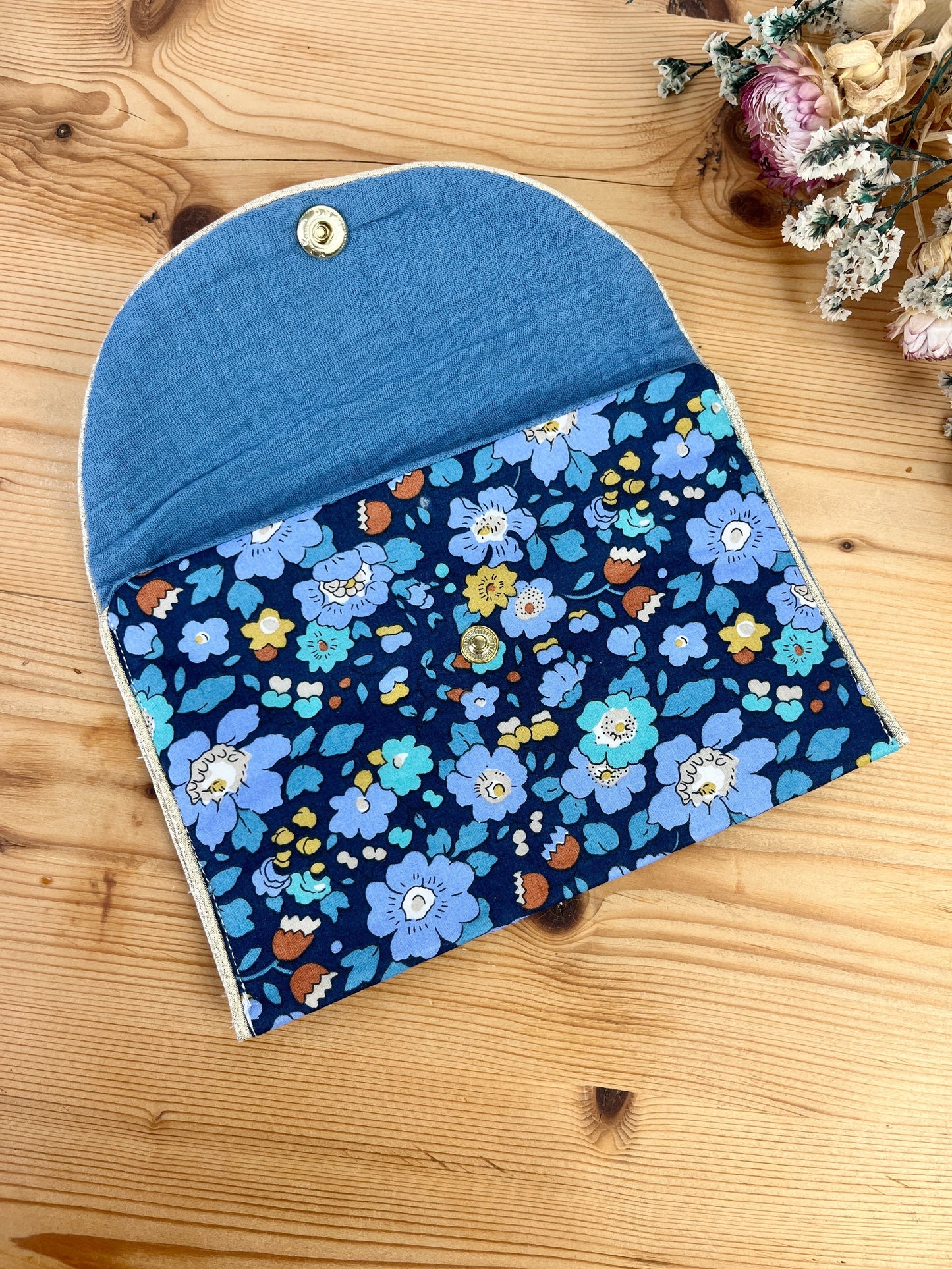 Le porte monnaie Liberty of London Betsy blue