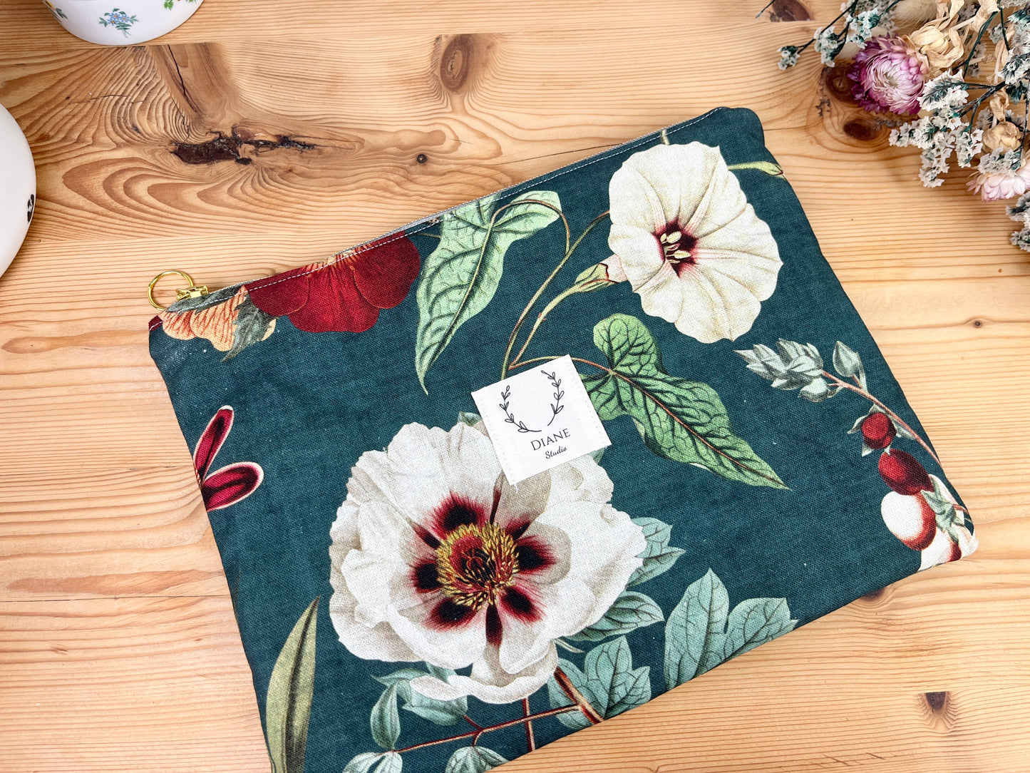 Babette la pochette plate botanie