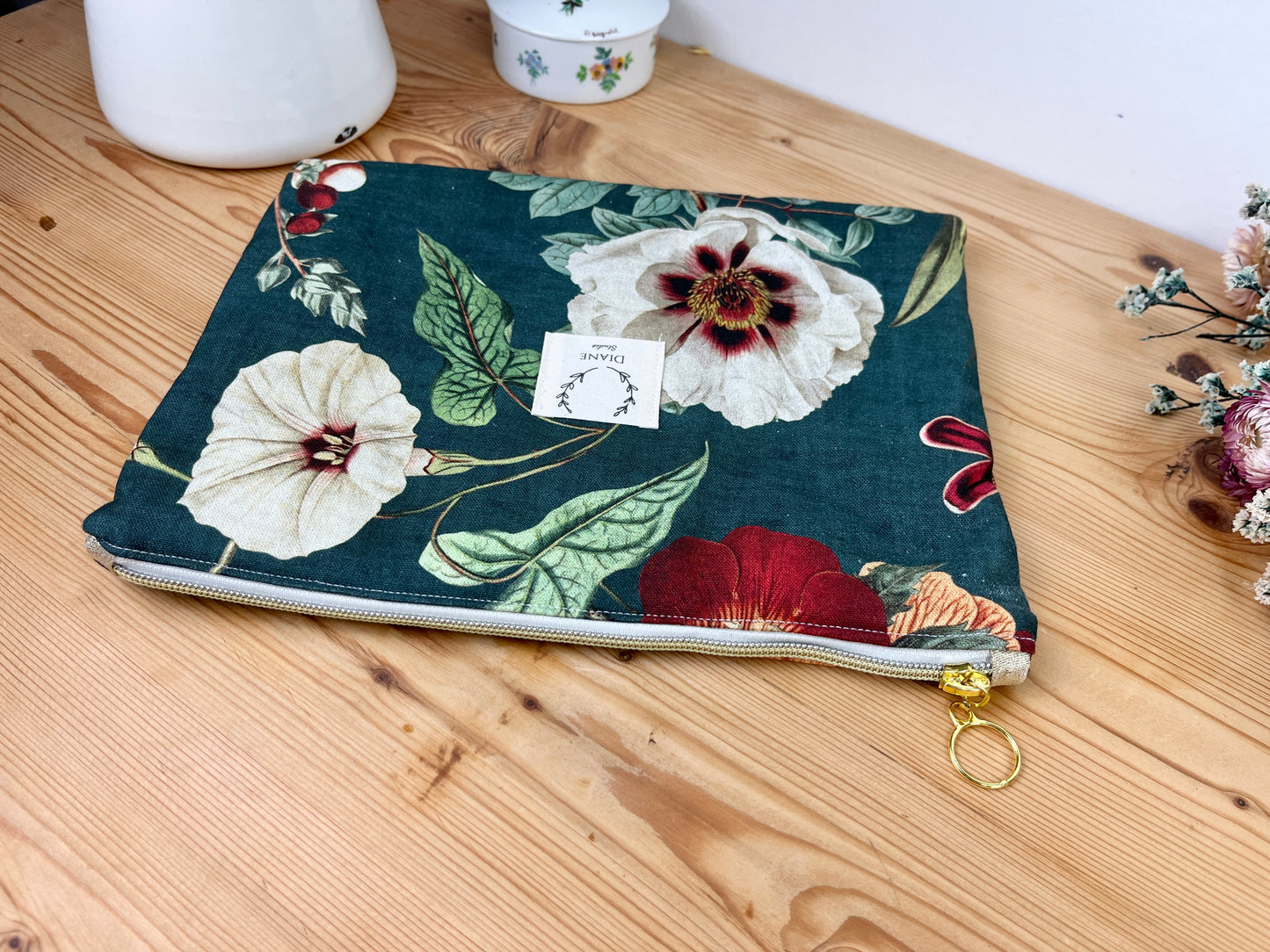 Babette la pochette plate botanie