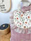 Le sac à dos Églantine velours rose poudré Amandine et tulle