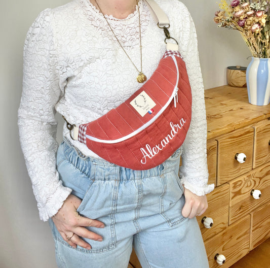 Roxane le sac banane brique
