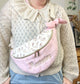 Sac Eléonore enfant gaze rose et Namra