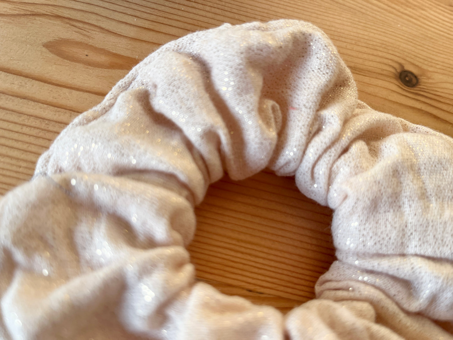 Chouchou gaze pailleté doré