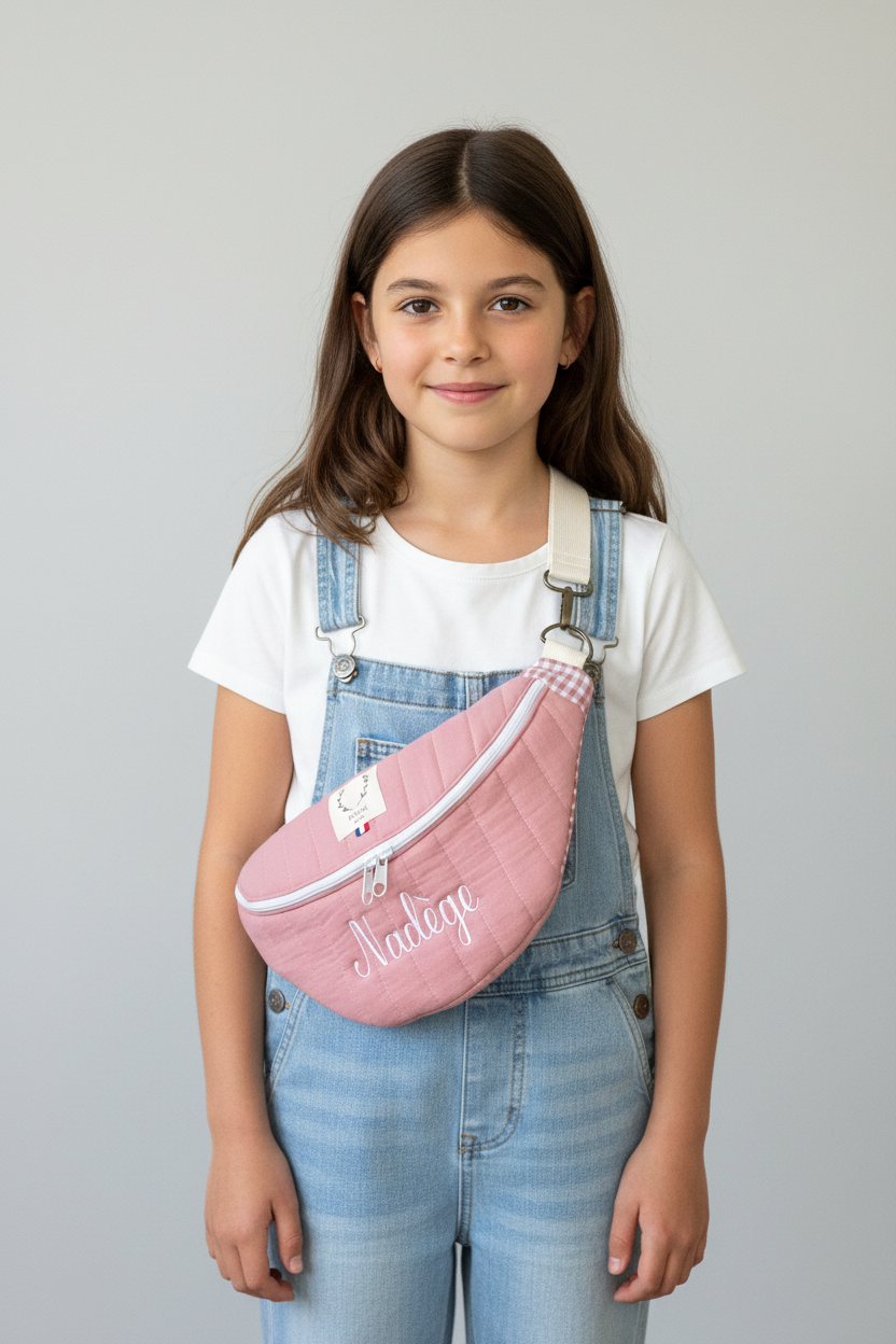 Roxane the tea pink children's fanny pack