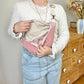 Roxane le sac banane rose thé