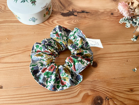 Chouchou coton poppy and daisy