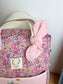 Le sac à dos enfant Ombeline Liberty Emma et gaze rose