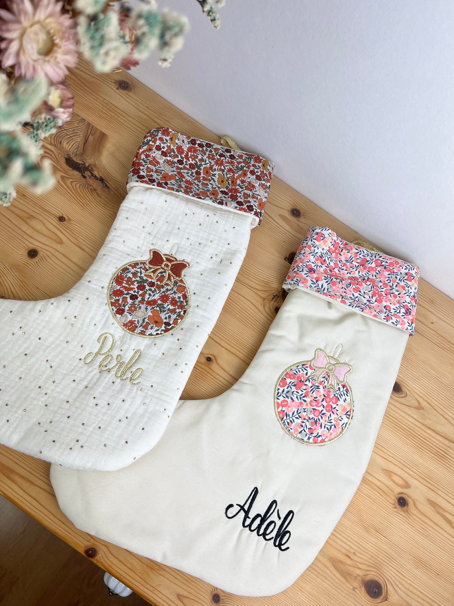 Chaussettes de Noël 100% personnalisables Liberty of London