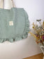 Le petit tote bag vichy sauge