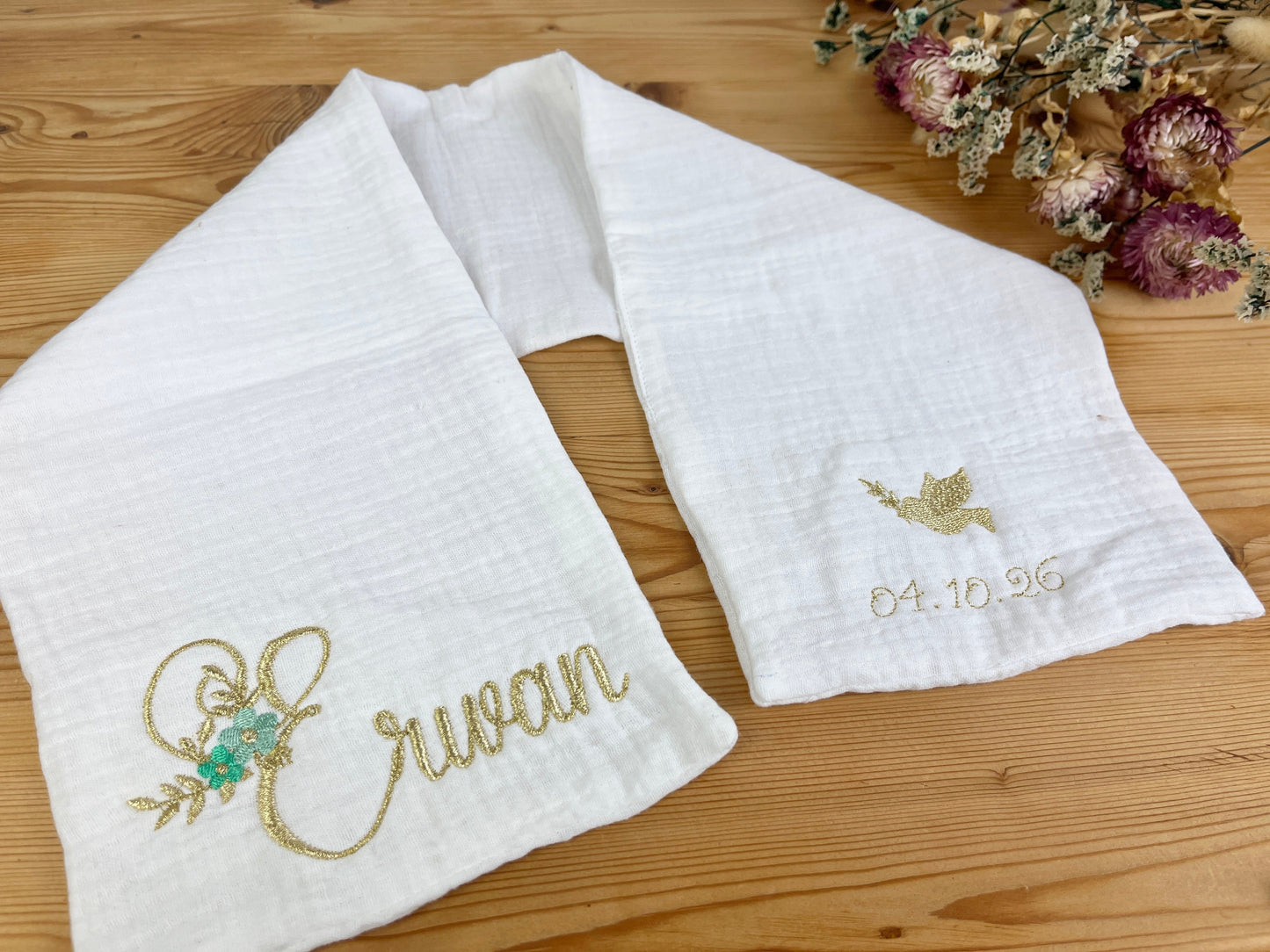 L'écharpe de baptême modèle Erwan