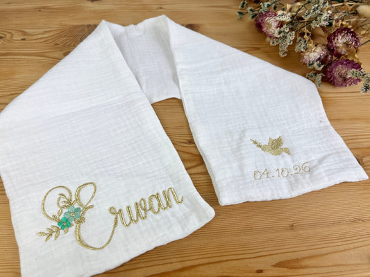 L'écharpe de baptême modèle Erwan