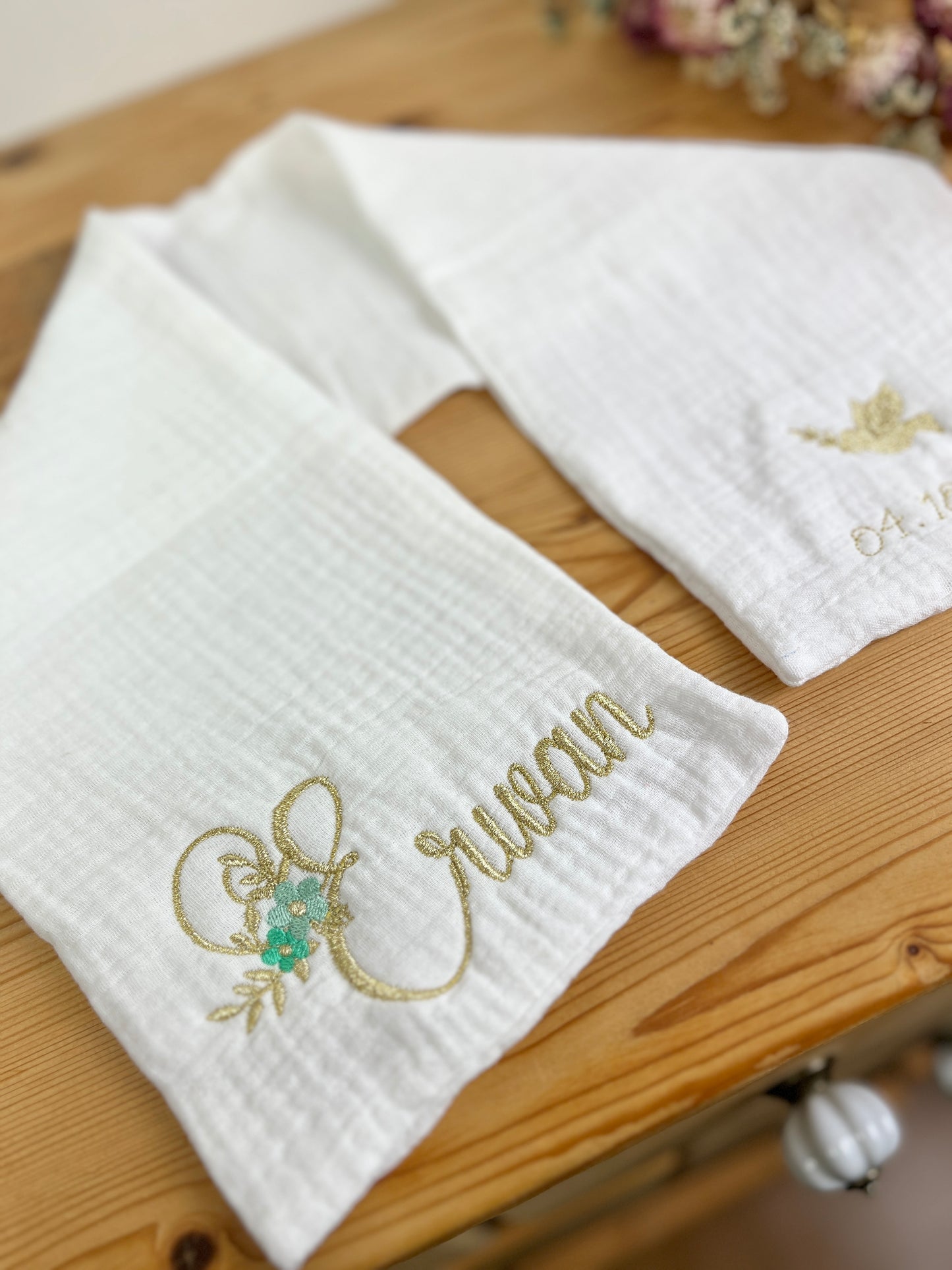 L'écharpe de baptême modèle Erwan