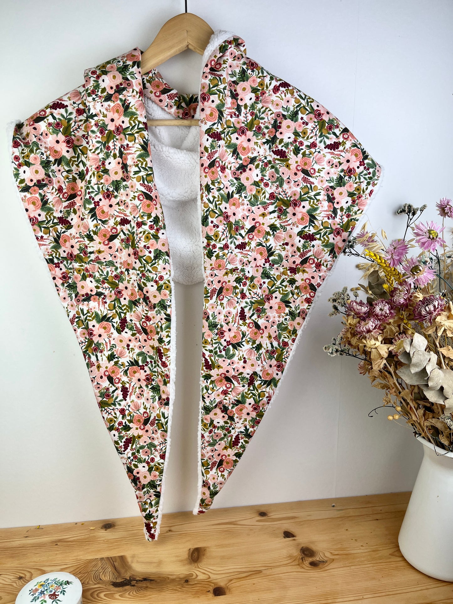 Le chèche garden party rose