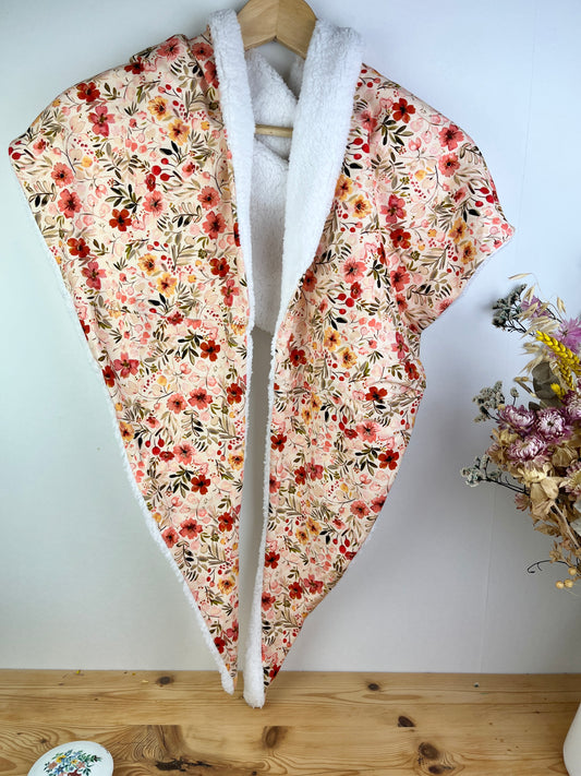 Le chèche jersey fleuri Amandine