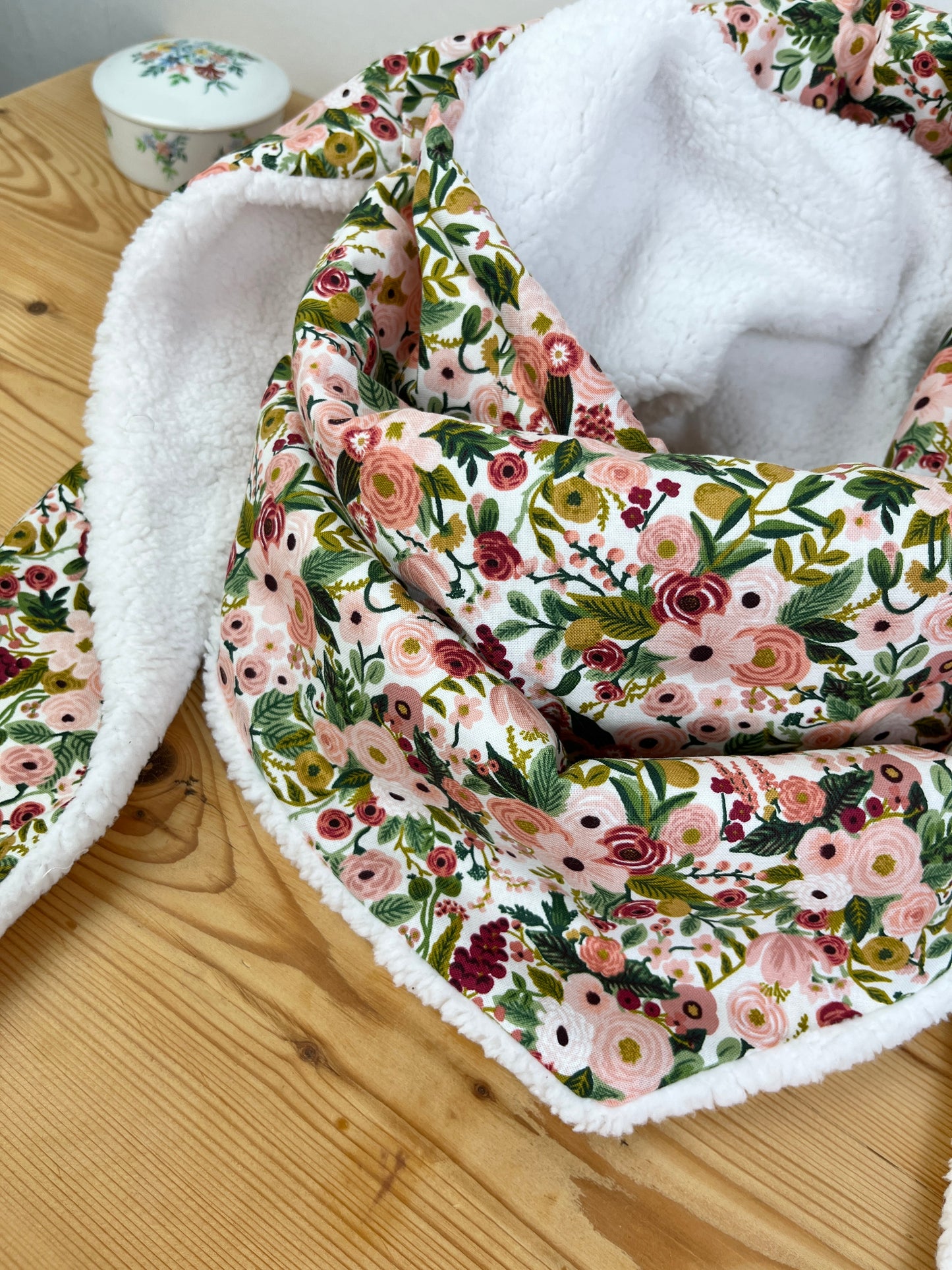 Le chèche garden party rose